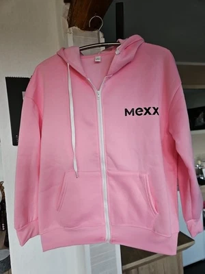 Damen Sweatjacke m Kapuze, 2 Taschen, RV Gr. L rosa, Neuwertig - Bild 1 von 4