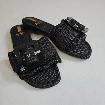 NEW San Edelman Bambi Slide Sandal Black Women’s Size 6 M RV $78 - Image 1 of 4