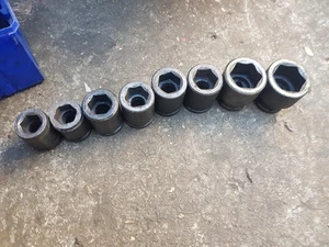 SIDCHROME 8X 3/4" drive , 6 points impact Sockets: 36mm 1-5/16 1-1 13 15/16 7/8 - Picture 1 of 3
