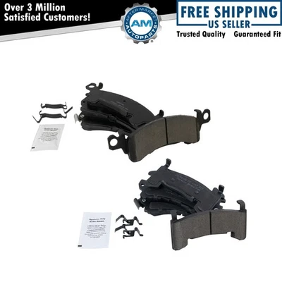 Brake Pads Ceramic Fits 1979-1981 Pontiac Firebird 1979-1981 Cadillac Deville - Image 1 of 4