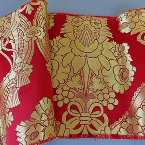 Lavish Ecclesiastical Brocade FABRIC Samples LA LAME w GOLD Threads CONSTANTINE - Picture 1 of 8