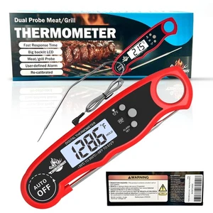 Meat Thermometer for Cooking and Grilling | Instant-Read Food Thermometer wit... - Picture 1 of 7
