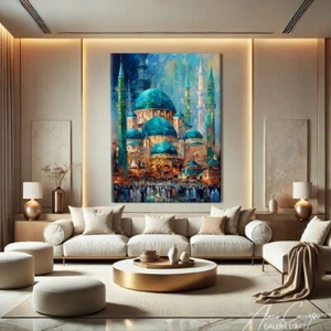 Religious Wall Art Print Framed Islamic Wall Home Decor Art Mosque Home Decor - Picture 1 of 10