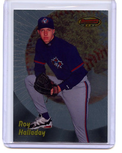 ROY HALLADAY 1998 BOWMANS BEST MLB BASEBALL PROSPECT ROOKIE CARD #128 BLUE JAYS