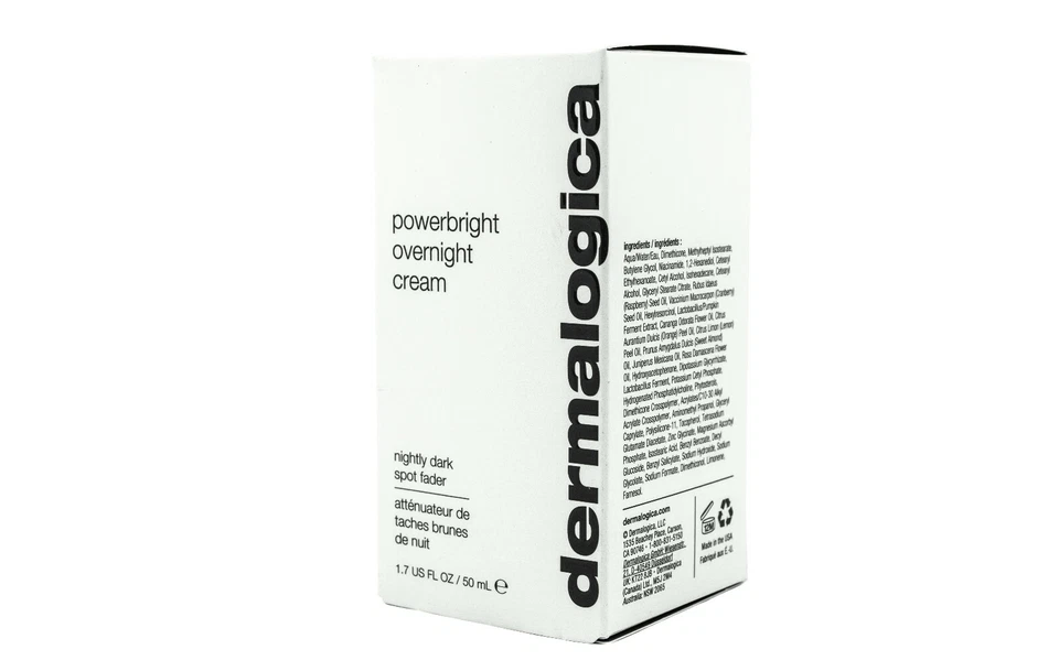 Dermalogica Powerbright ночной крем (1,7 унц / 50 мл) * новый / подлинный  - Изображение 1 из 4