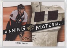 2008-09 SPx Winning Materials Spectrum /99 Simon Gagne #WM-SG