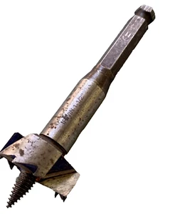 Irwin WeldTec 1-1/2” 38.1mm Hole Saw Drill Bit Self Feed 7/16” Shaft Tool Wood - Picture 1 of 8