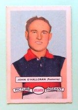 1958 Atlantic Petrol VFL Card:   JOHN O'HALLORAN  (Footscray)  #29