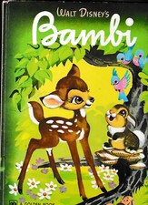 WALT DISNEY'S Bambi-FELIX SALTEN-MELVIN SHAW-hc-1976-A BIG GOLDEN BOOK