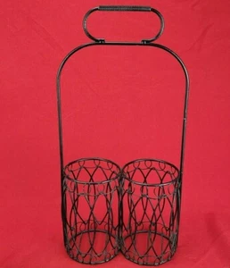 Bolso portador de botella de vino de metal - Tiene capacidad para 2 botellas 750 ml - Imagen 1 de 7
