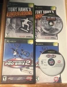 Xbox originale: Tony Hawk’s Underground + Matt Hoffman’s Pro BMX 2 - Foto 1 di 11