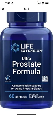 ULTRA PROSTATE FORMULA PSA URINARY  SUPPORT 60cap  LIFE EXTENSION Fast Free Ship - Image 1 of 2