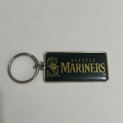 Seattle Mariners Logo MLB Keychain Key Ring 1993 Vintage Peter David - Image 1 of 4