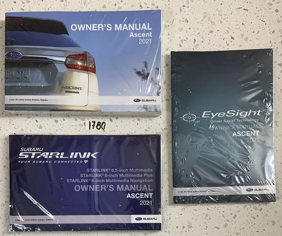 2021 SUBARU ASCENT OWNERS MANUAL TOURING LIMITED PREMIUM BASE PREMIER NAVIGATION