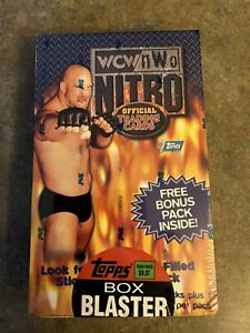 NEW WCW nWo  Nitro 1999 Topps Wrestling Cards Sealed Box Blaster Sealed NEW