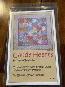 Candy Hearts Quilt Pattern Tracey Brookshier New Valentines (brk112) - Picture 1 of 3