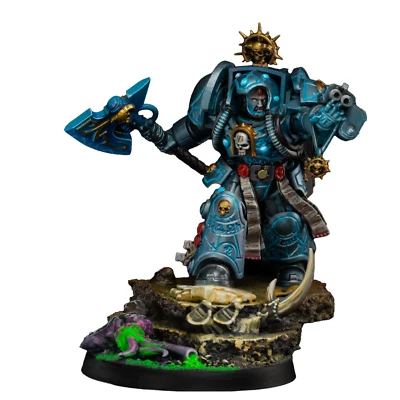 Librarian in Terminator Armour painted figure Warhammer 40k Pre-Sale | Art - Image 1 of 4