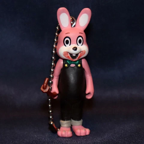 SILENT HILL 3 Robbie The Rabbit Keychain Mini Figure Pink Very Rare Gashapon Cover