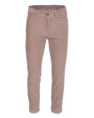 NUEVO CON ETIQUETAS PAL ZILERI PANTS Pana Algodón Pantalones 5 Bolsillos Castor Italia EE. UU. 31 Foto 1 de 4