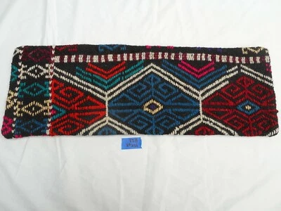 Funda de Almohada Kilim Única 8x24" de Alfombra Kilim Cremallera Oculta Increíble Trabajo Foto 1 de 4