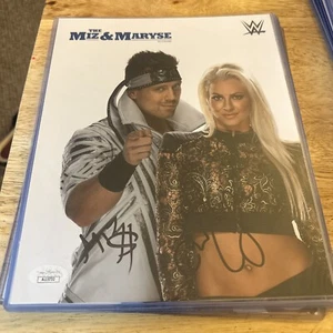 Wwe The Miz And Maryse Autographed Promo Photo! JSA Certificate Of Authenticity - Picture 1 of 5