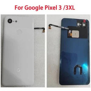 Rear Battery Back Door Cover with Fingerprint Flex Cable for Google Pixel 3 /3XL - Picture 1 of 10