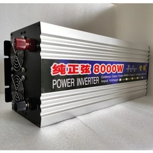 Inverter di potenza onda sinusoidale pura 8000W doppio schermo digitale 220V per energia solare sy - Foto 1 di 5