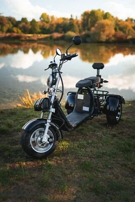 E-Scooter Coco Trike Bike Dreirad 60V 2000 Watt 2x12AH Akkus bis zu 70 KM - Bild 1 von 4