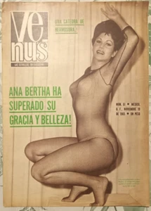 VENUS LAS ESTRELLAS, #61 NOV 1965, ANA BERTHA / EVA NORVIND, SEXY MAGAZINE - Picture 1 of 7