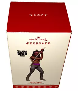 Michonne Ornament HALLMARK KEEPSAKE The Walking Dead NEW with Katana Figure 2017 - Picture 1 of 12