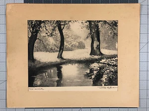 Seth Hoffmann 1895- 1948 "Summer" '46 & "Lake" '42 - Bild 1 von 4