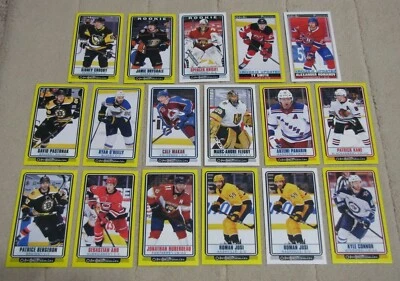 2021-22 O-Pee-Chee OPC Premier Tallboys Yellow & White (Pick Choose Complete) - Image 1 of 2