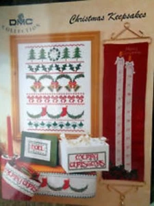 Cross Stitch Chart Pattern Christmas Keepsakes DMC - Picture 1 of 1