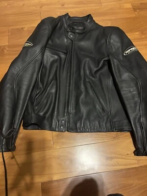 Chaqueta de moto de cuero Spidi italiana vintage limitada de coleccionista muy rara Foto 1 de 4
