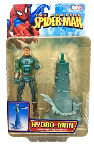 Spider-man Hydro Man Action Figure Marvel SpiderMan Toybiz 2006 Box Wear New Cover