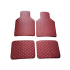 4pcs Car Floor Mats Car Interior Liner Foot Pad Carpet Front Rear Washable Mat