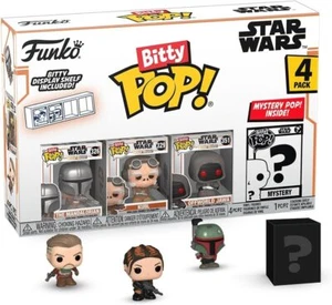 Star Wars Mandalorian Bitty POP! Pack de 4 figuras de vinilo The Mandalorian - Imagen 1 de 1