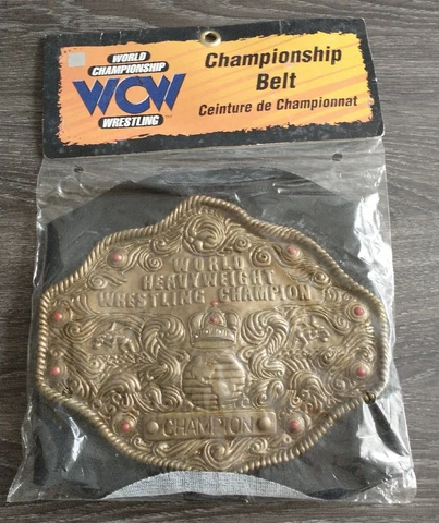 VERY RARE WCW Championship Belt Halloween 1999 Paper Magic Group WWE Brand New Cover