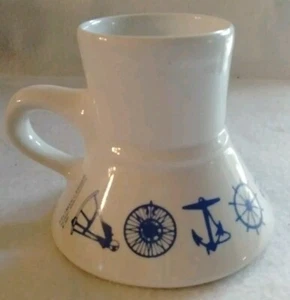 CAPTAIN 1984 FELTMAN LANGER COFFEE CUP MUG NON SPILL - Picture 1 of 7