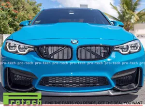 Carbon Fiber CS Type Front Bumper Spoiler Lip Fits 2015+ BMW F80 M3 F82 M4 CF - Picture 1 of 2
