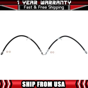 2PCS Brake Hydraulic Hose Brake Line For Toyota Camry 2001 2000 1999-1997 - Foto 1 di 4