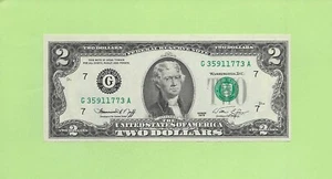 1976 ..UNCIRC $2 G 3591 1773 A .... 1976 $2 G-A NICE NOTE FRN - Picture 1 of 2