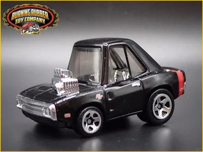 1970 70 DODGE Caricabatterie Tooned Fast & Furious Nero 1/64 Scala Modellino Car - Immagine 1 di 4