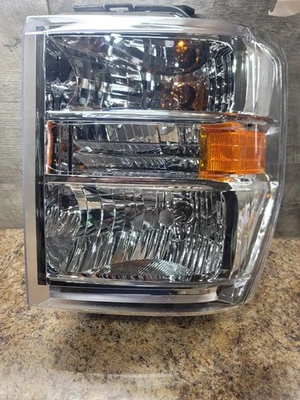 Fits 2008-2019 Ford E-150 E-250 E-350 E-450 LEFT DRIVER Halogen HEADLAMP DEPO - Image 1 of 4