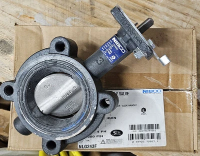 NIBCO LD-3022-3 DI LUG STYLE BUTTERFLY VALVE 3"- New in Box NLG243F