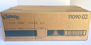 NEW - Kleenex Universal Hard Roll Paper Towels, 6 rolls/Case, 8" x 600', 11090 - Picture 1 of 5