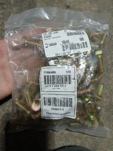 3/8 x 1" (FT) Hex Bolt Yellow Zinc Plated Grade Uss 8 -Cap Screw Coarse Thread - Picture 1 of 5