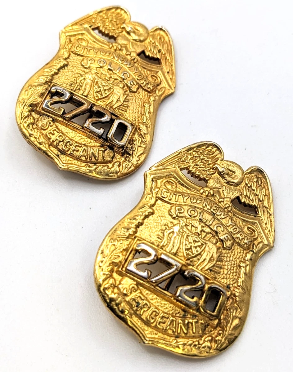 ニューヨーク市警察 キャプテンバッジ旧型 NYPD レプリカポリスバッジ