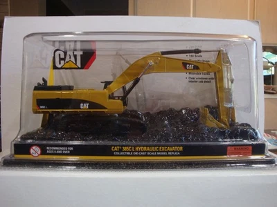 Excavadora hidráulica Norscot CAT 385C L 1:64 amarillo oscuro paquete de exhibición en muy buen estado Foto 1 de 4