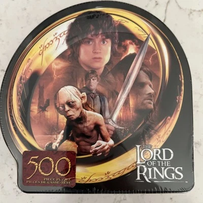 NEW The Lord of the Rings 500 Piece Puzzle in Heroes Tin - Image 1 of 2